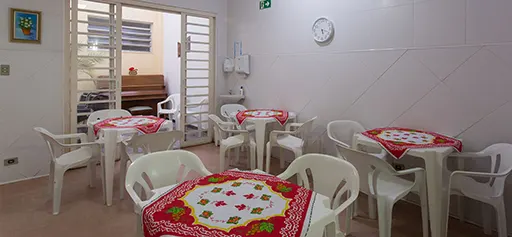 Atividade sênior em casa de repouso em São Paulo